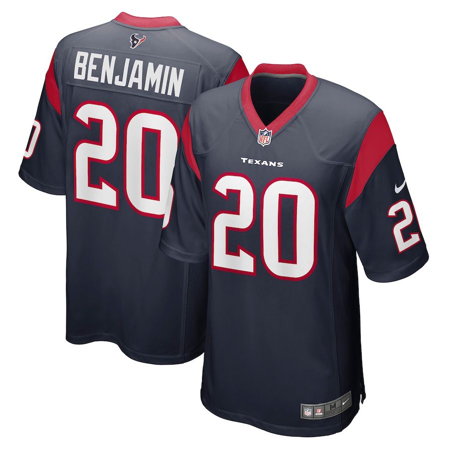 Men Houston Texans 20 Eno Benjamin Nike Navy Game Player NFL Jersey